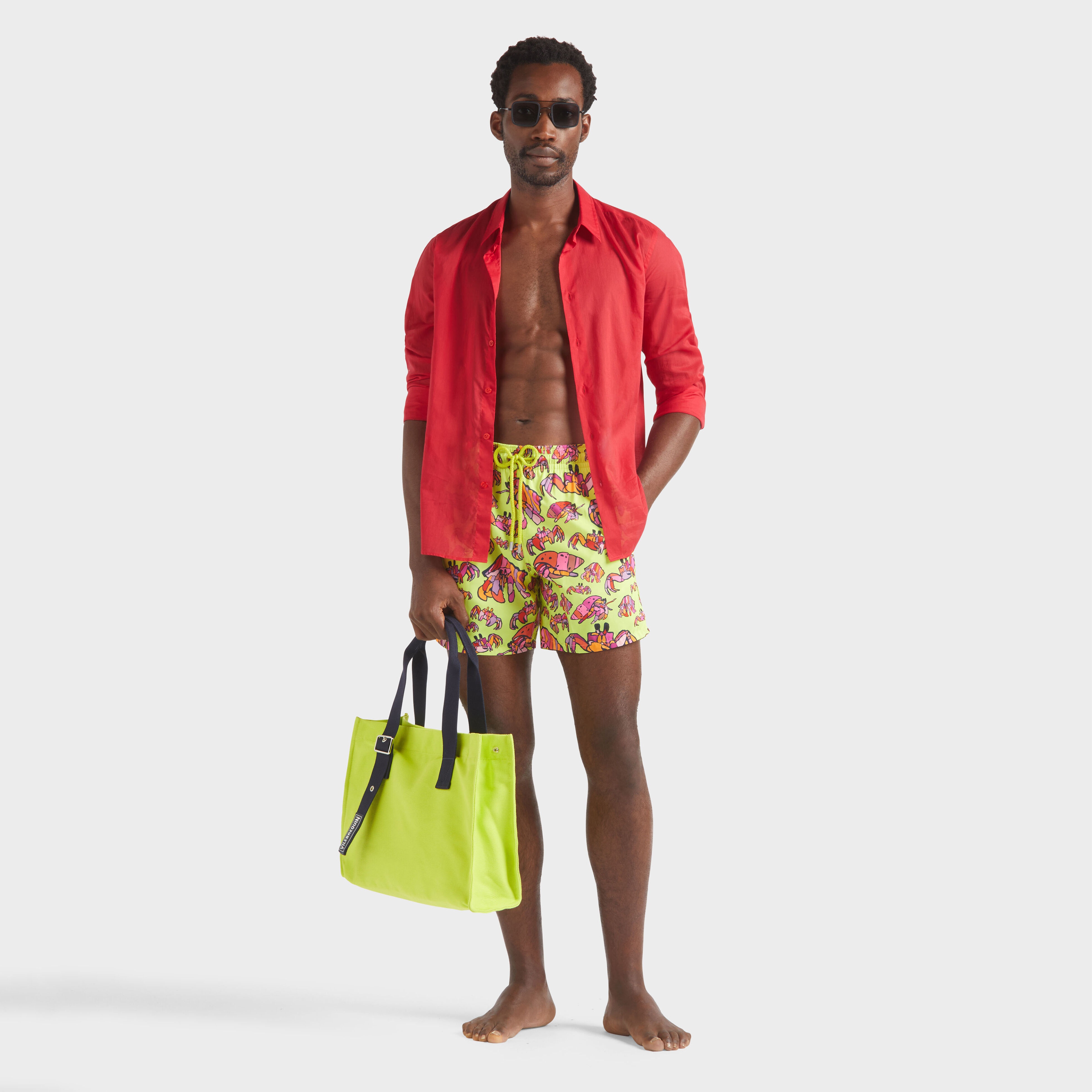 Men Ultra-light and packable Swim Trunks Hermit Crabs - 5