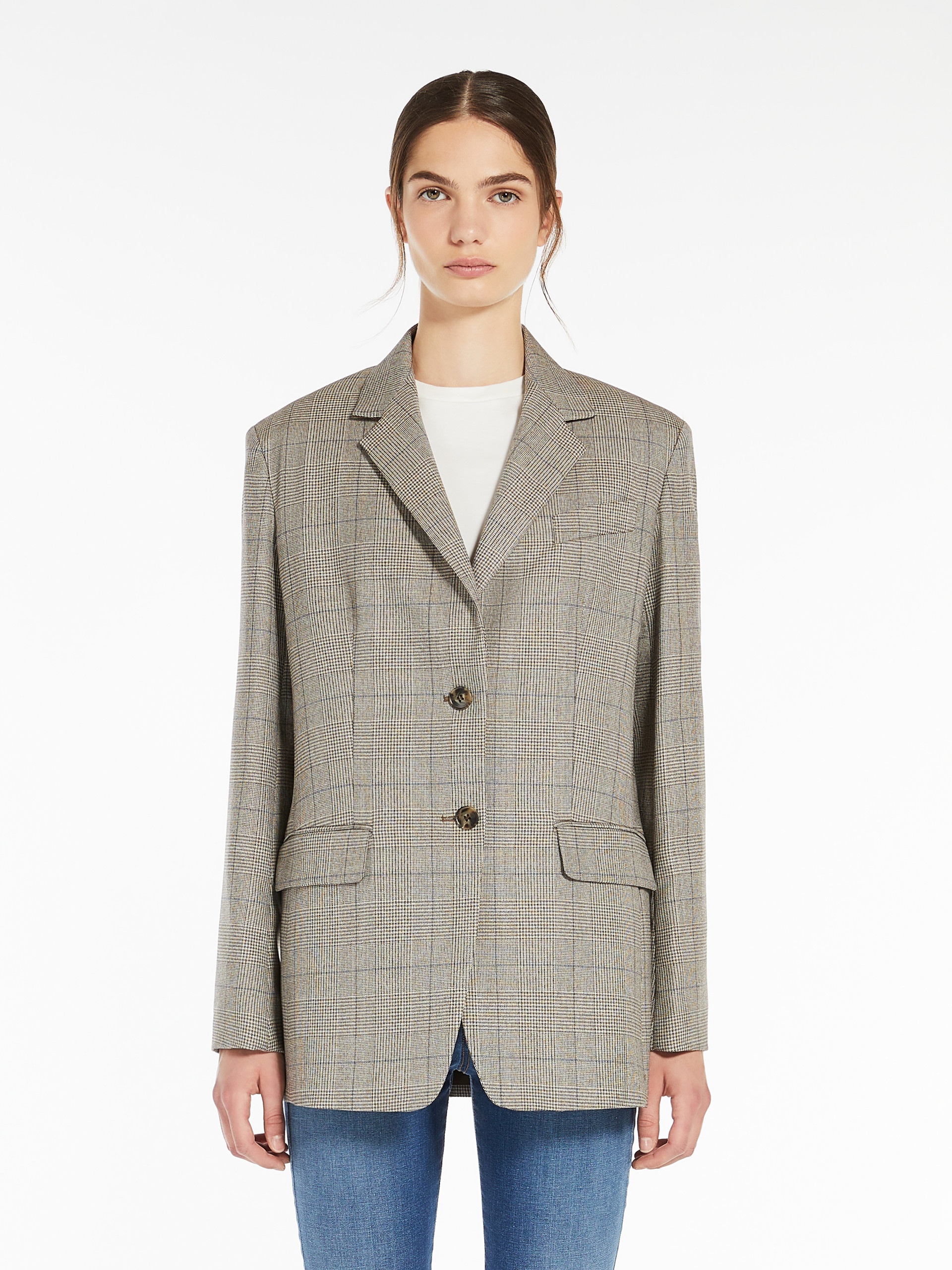 BURGOS Batavia wool single-breasted blazer - 3