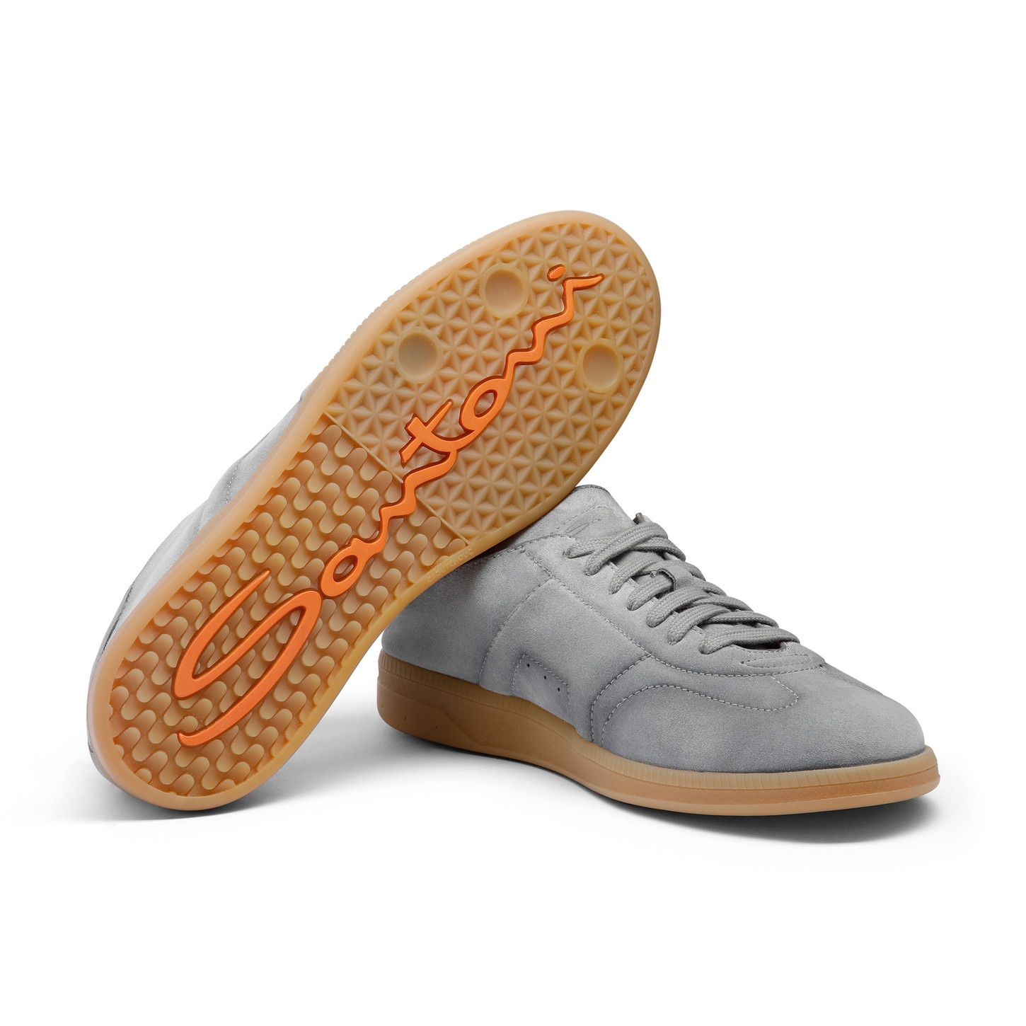 Men's light blue suede DBS Oly sneaker - 4
