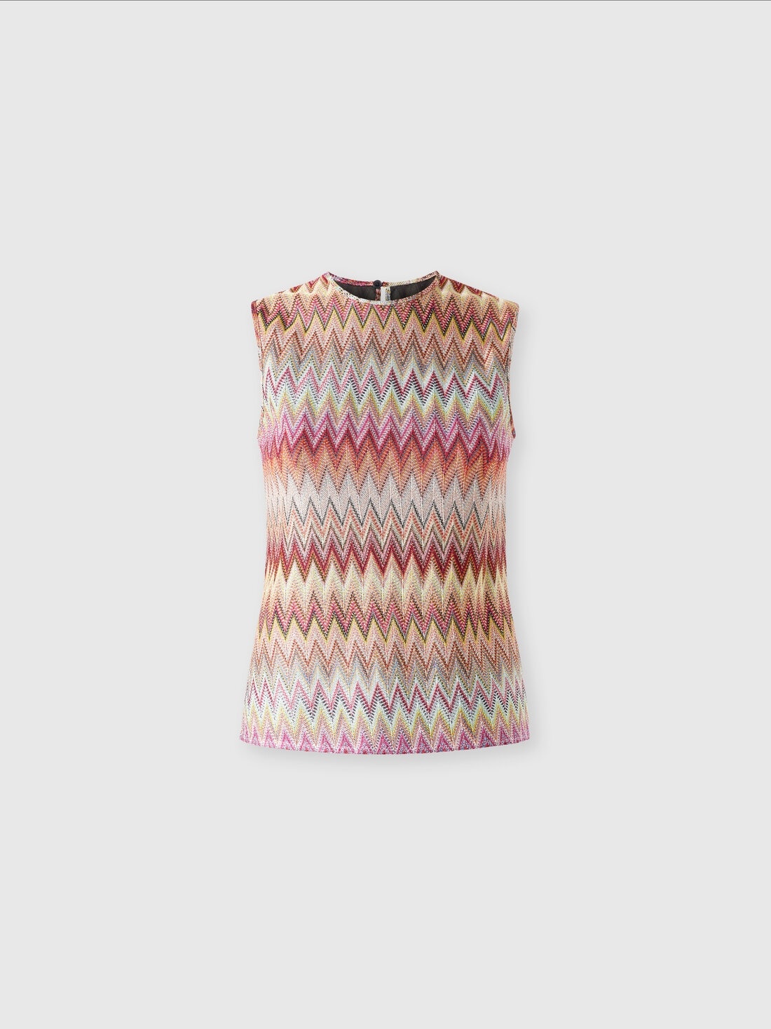 Turtleneck knit lace top - 1