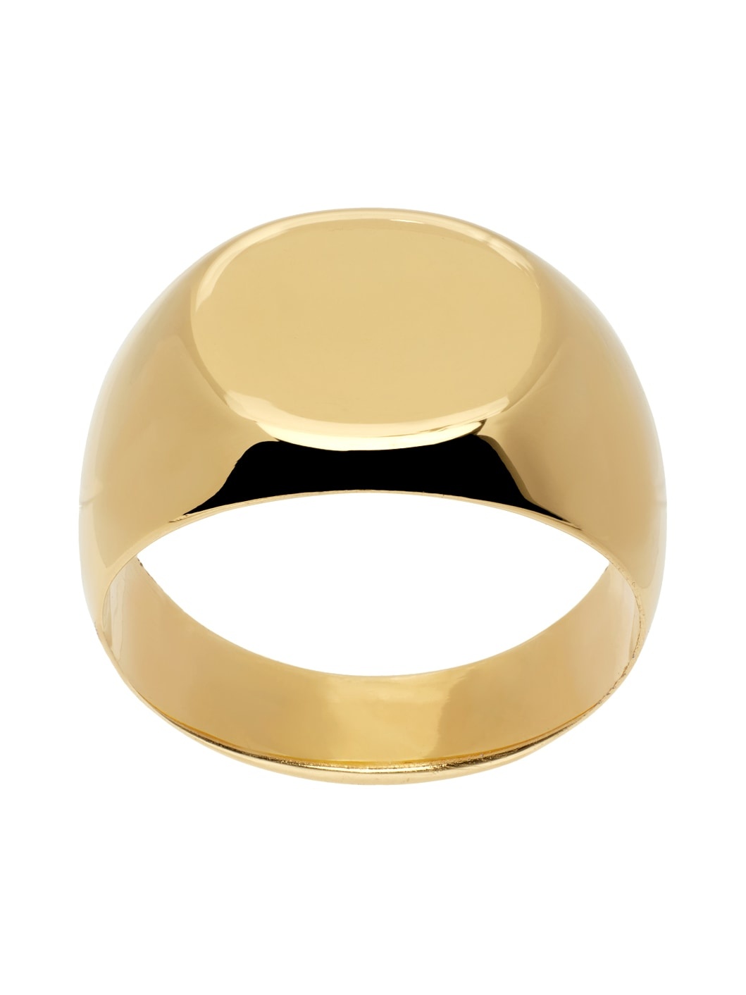 Gold Classic Chevalier Ring - 1