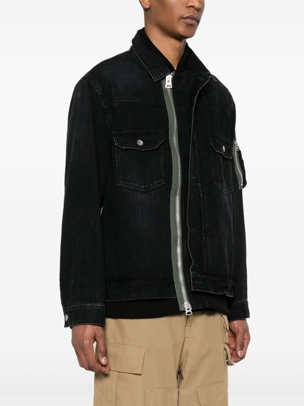 Sacai Men Cotton Jacket - 4