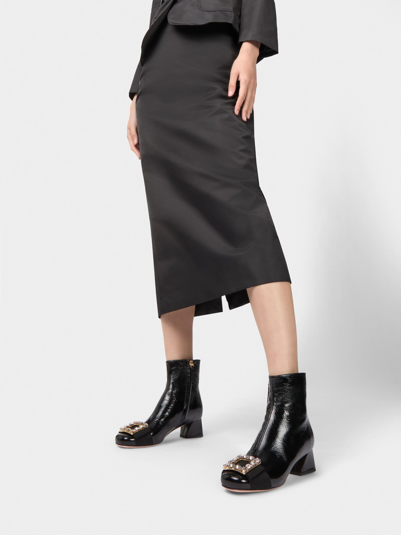 Roger Vivier Très Vivier Booties in patent leather outlook