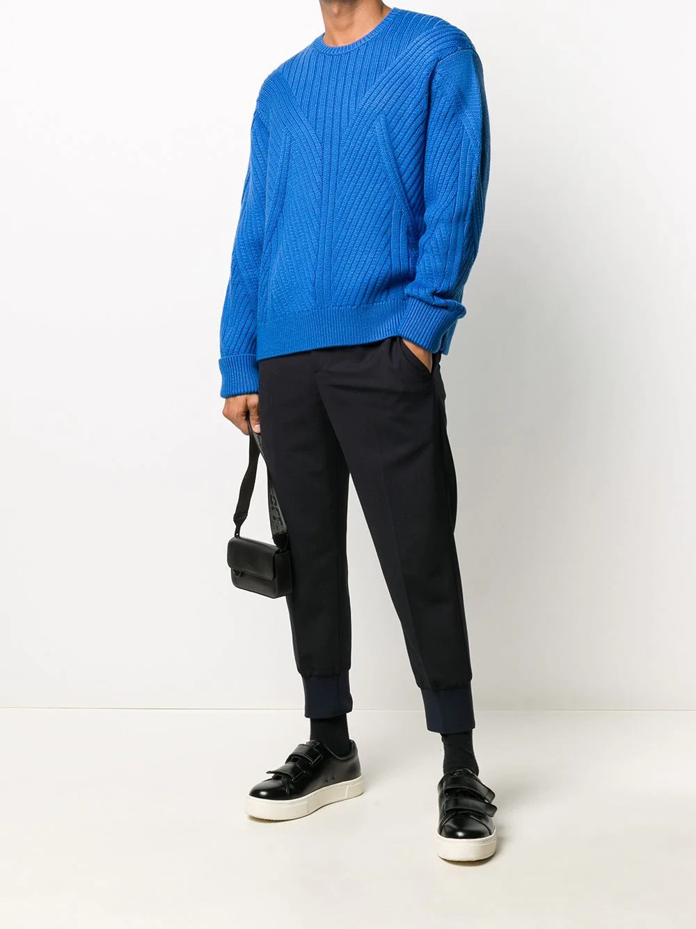 ribbed knit jumper - 2