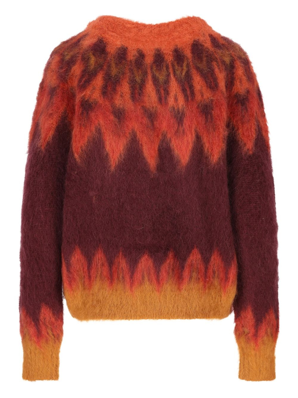 Natania flame-pattern sweater - 2