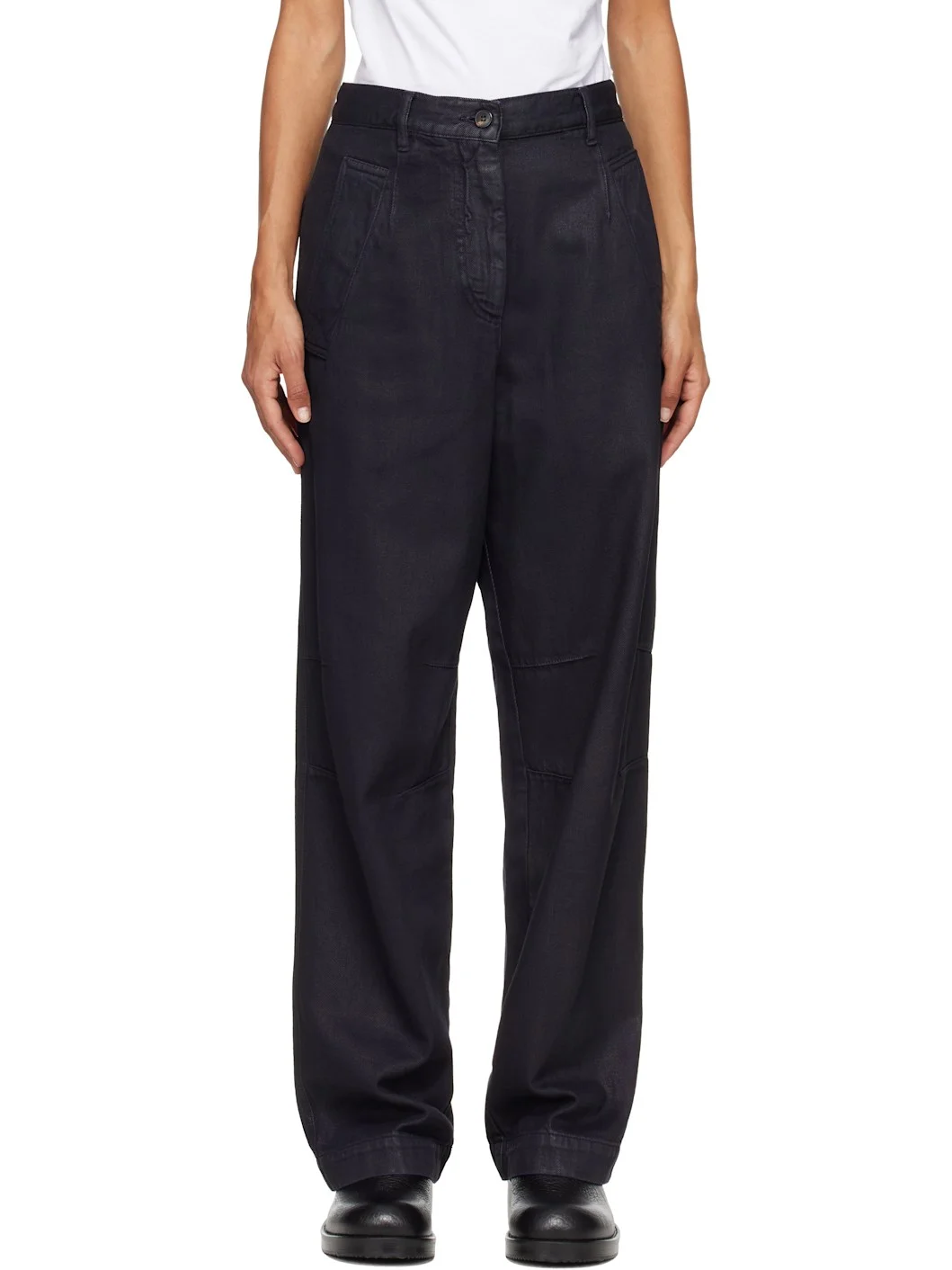 Black Darted Jeans - 1