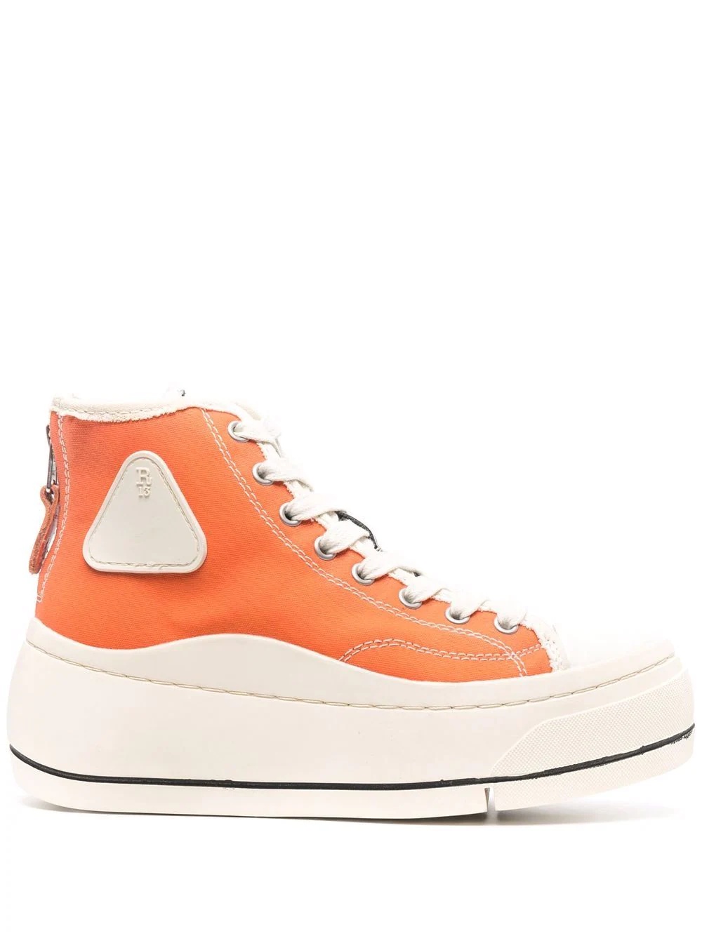 high-top platform sneakers - 1