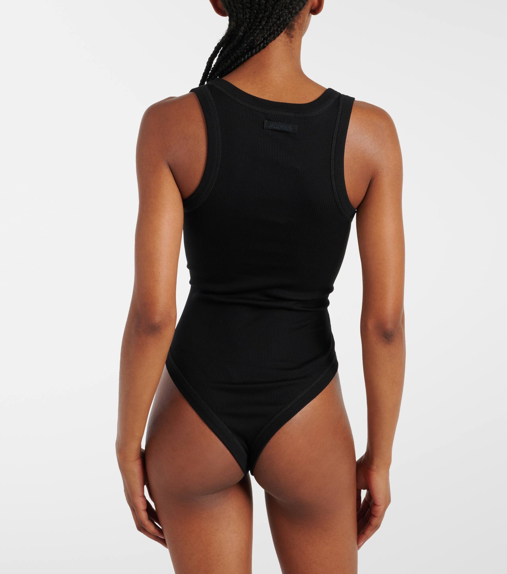 Le Body Gros Grain cotton bodysuit - 4