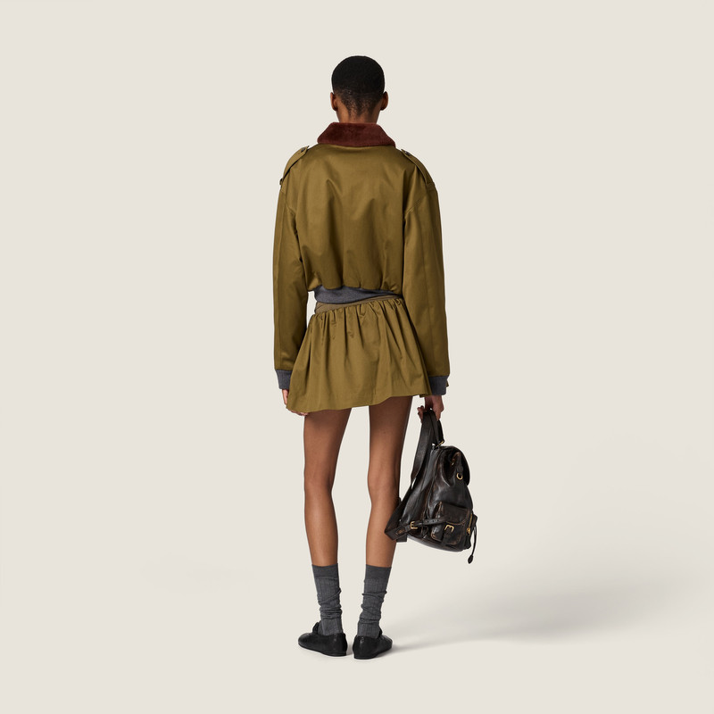 Cotton satin bomber jacket 3