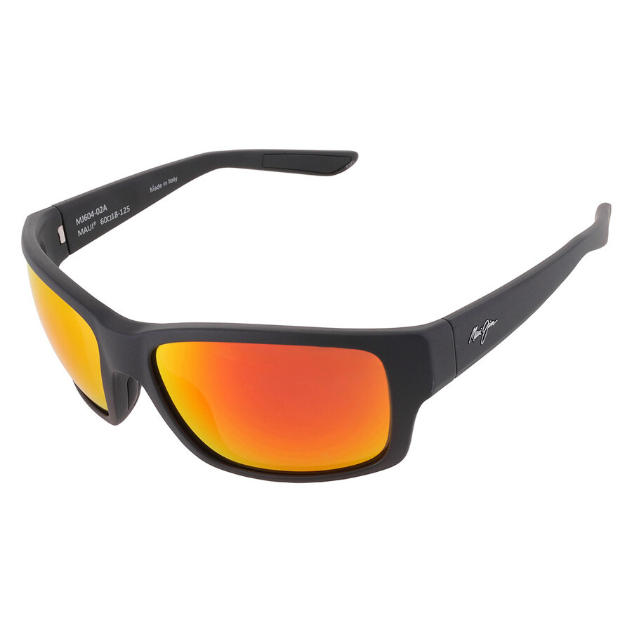 Maui Jim Mangroves Hawaii Lava Wrap Men's Sunglasses RM604-02A 60 - 3