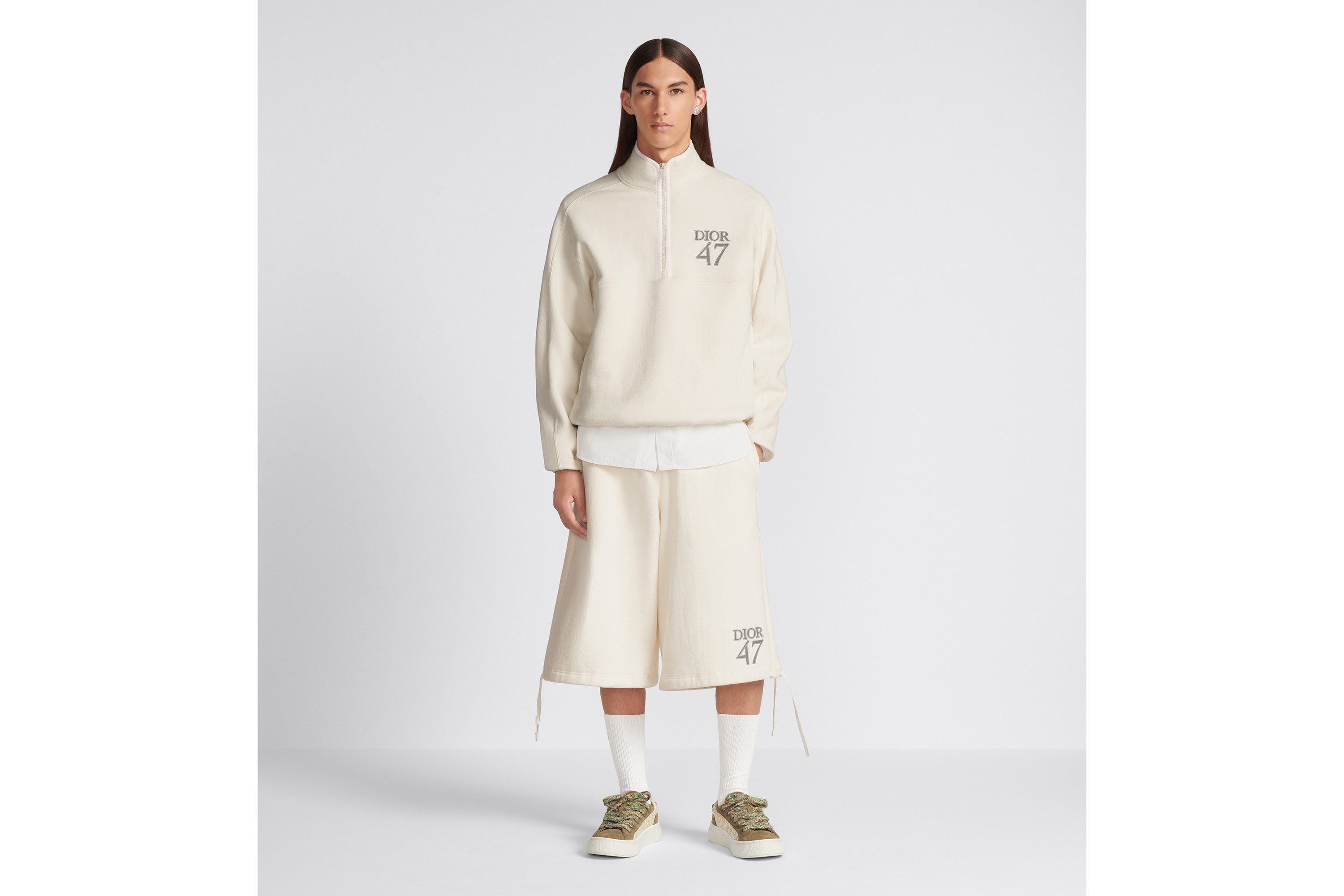 Regular-Fit Sweater with Stand Collar - 7