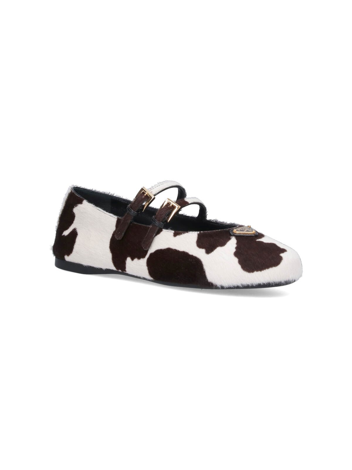 CALF PONY BALLET FLATS - 2