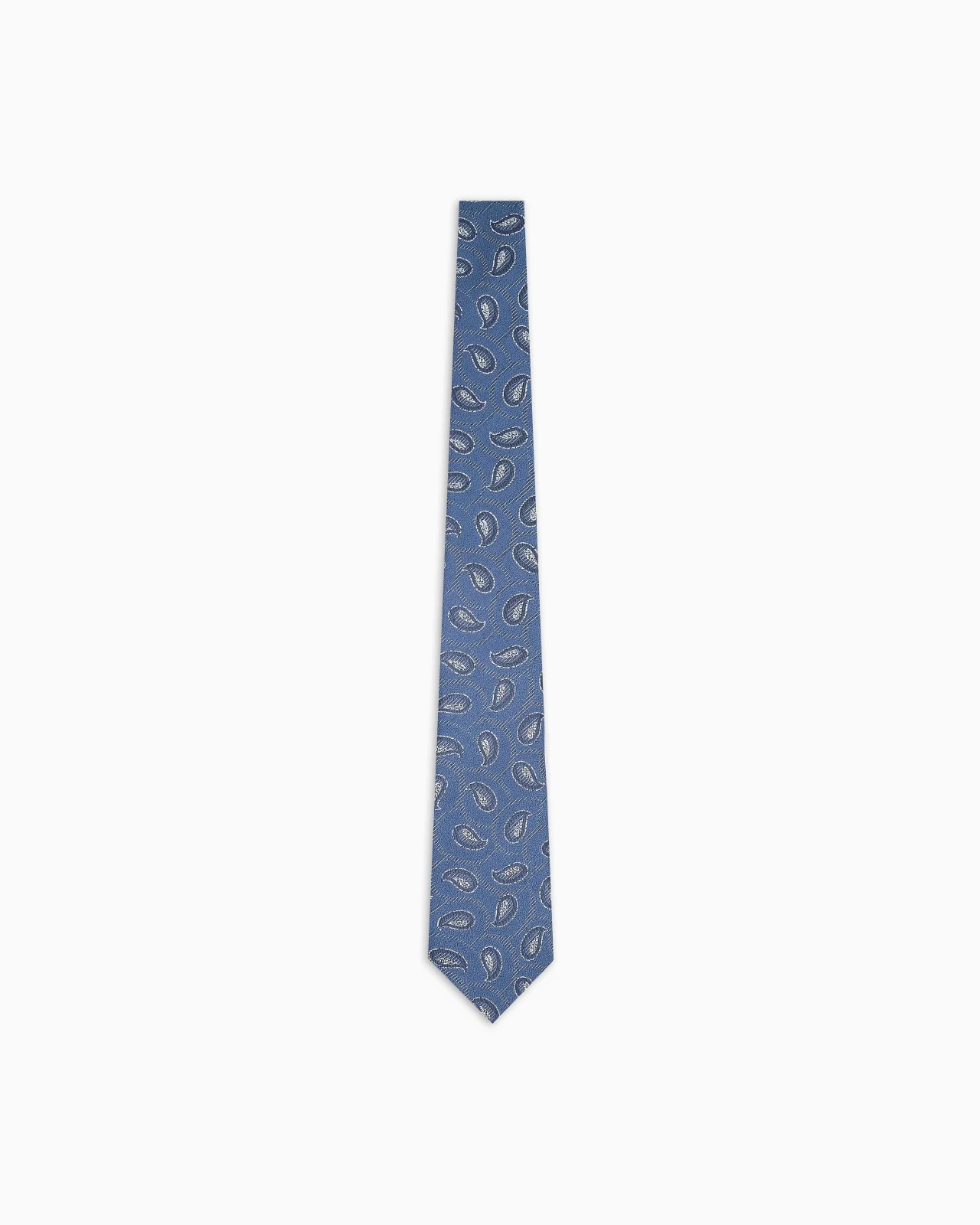 PAISLEY JACQUARD SILK TIE - 1