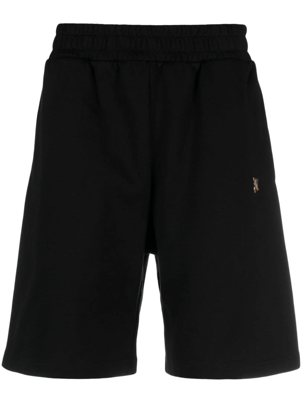 monogram-plaque track shorts - 1