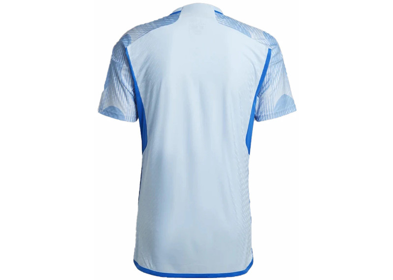 adidas adidas Spain 2022 Authentic Away Jersey Glow Blue outlook