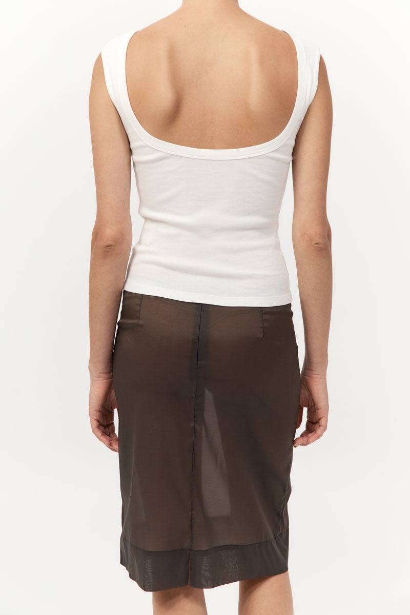 Organic Cotton Ballerina Top - White - 3