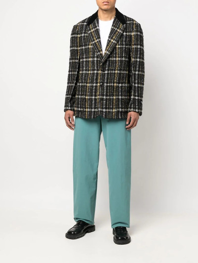 Marni plaid-check print blazer outlook