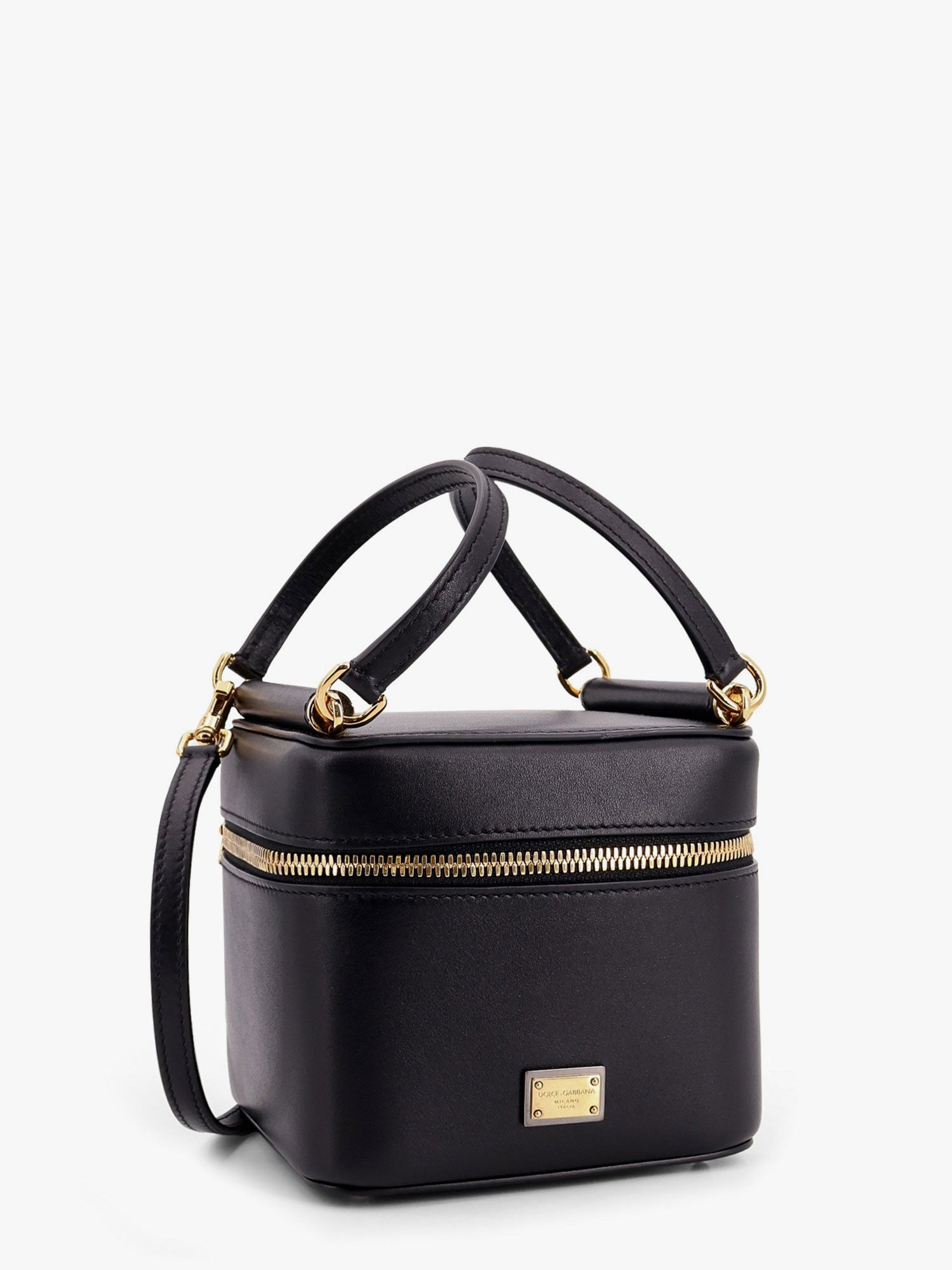 Dolce & Gabbana Women Sicily Leather Handbag With Iconic Logo Plate - 4