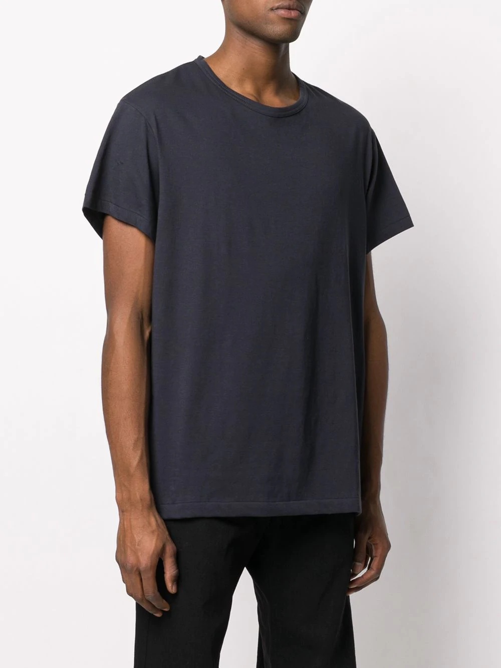 plain crew neck T-shirt  - 3