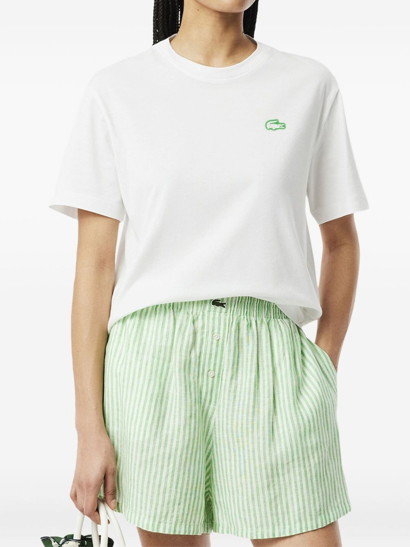 LACOSTE logo-patch T-shirt outlook