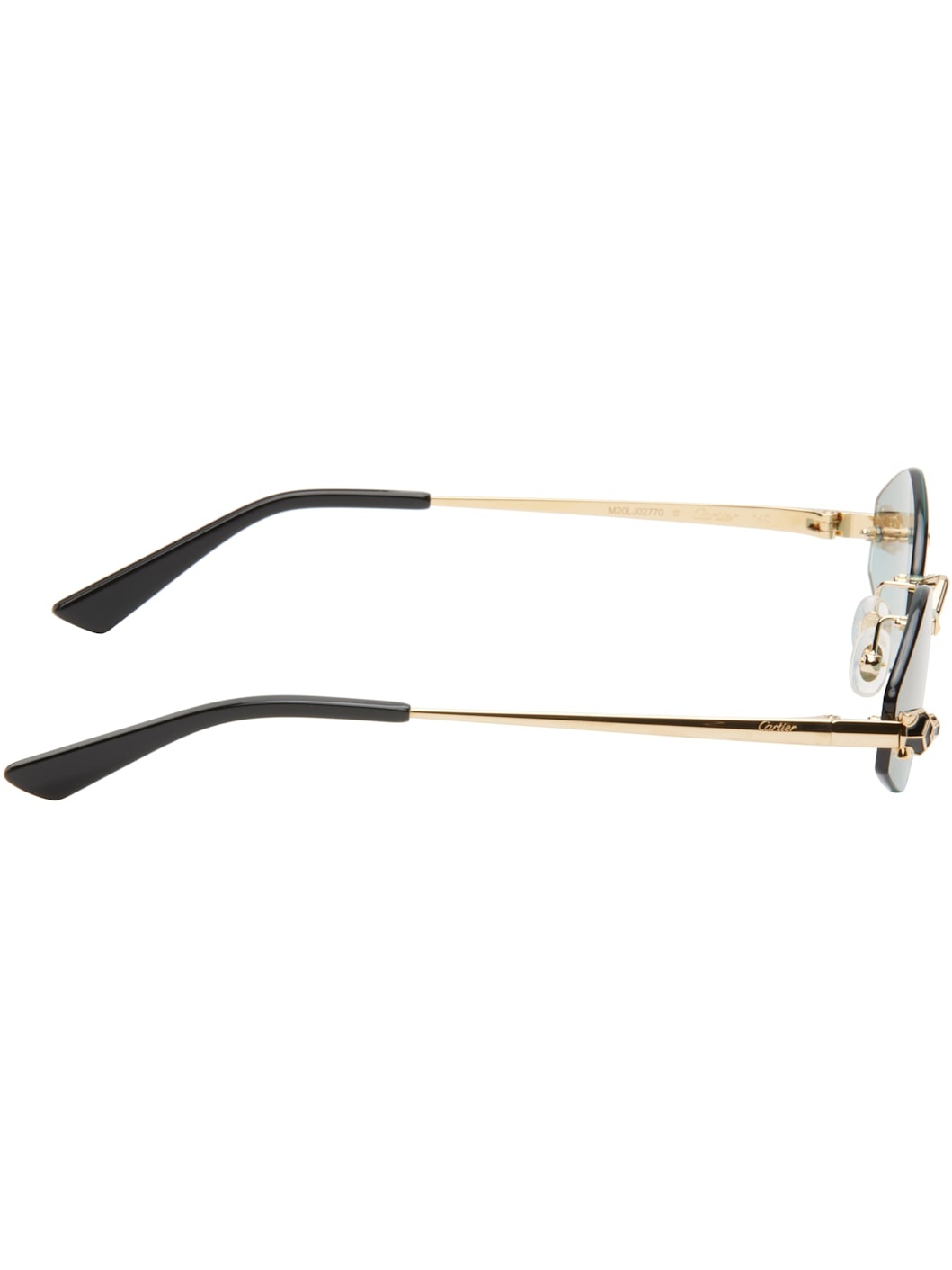 Gold 'Panthère de Cartier' Sunglasses - 3