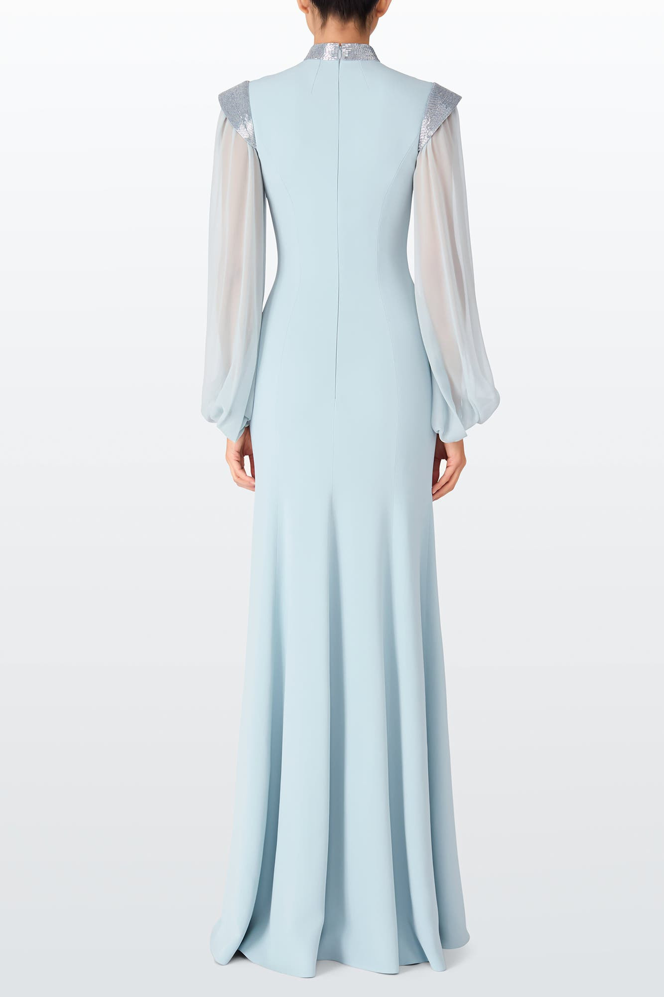 Jenny Packham Isabelle Maxi Dress in Porcelain at Nordstrom - 3