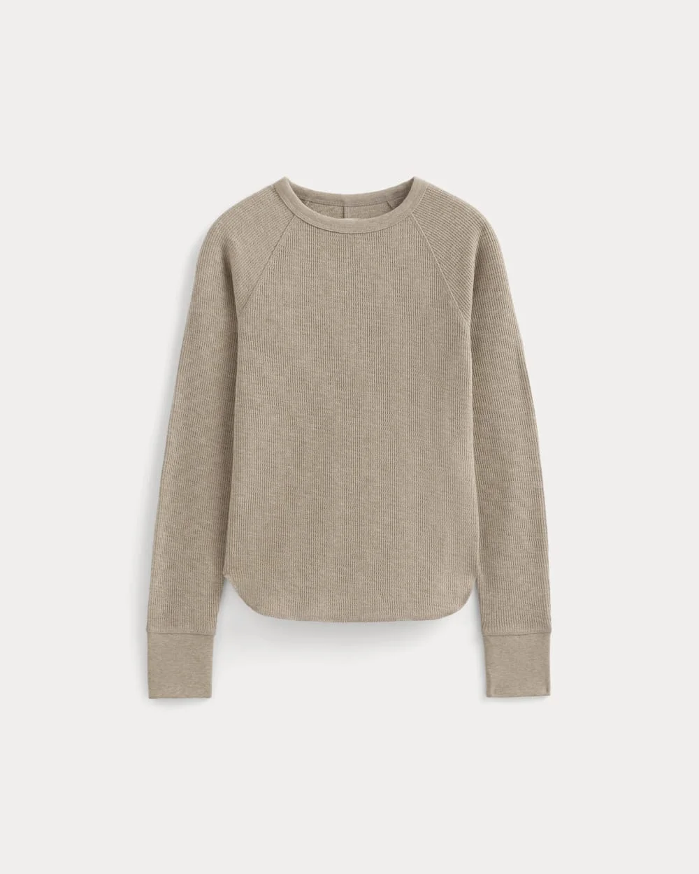 SLIM-FIT CREW IN COZY WAFFLE - 1