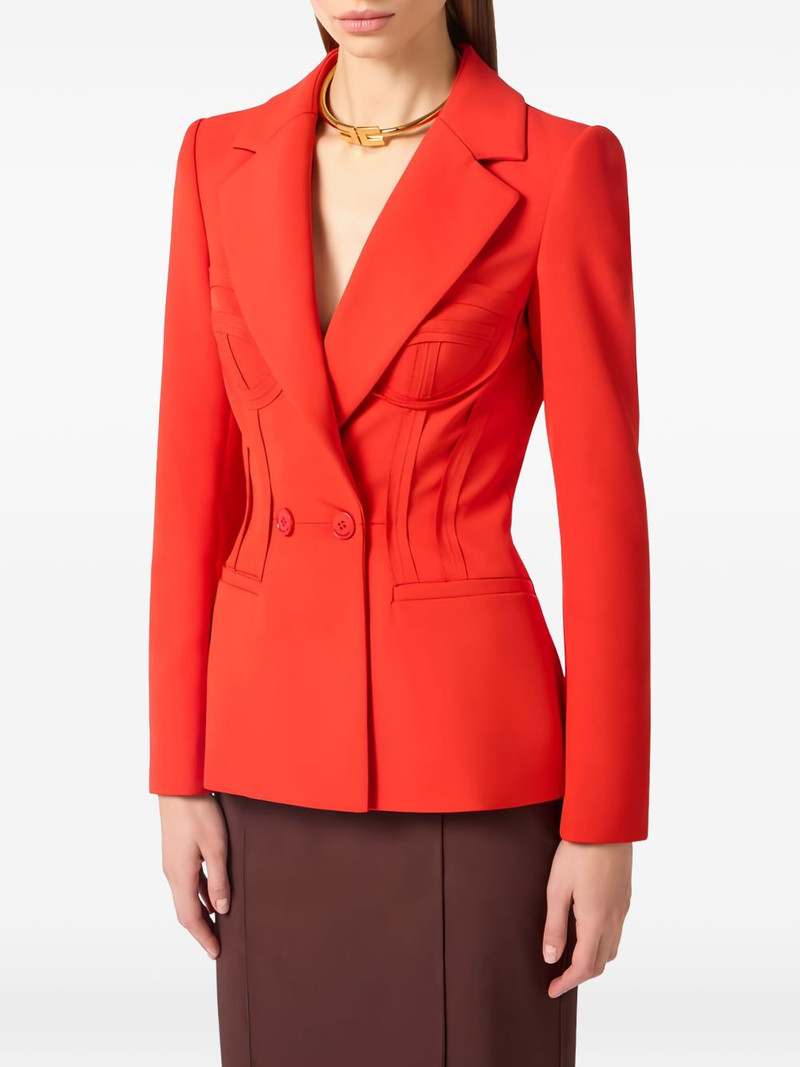raw-edge bustier-line jacket 4