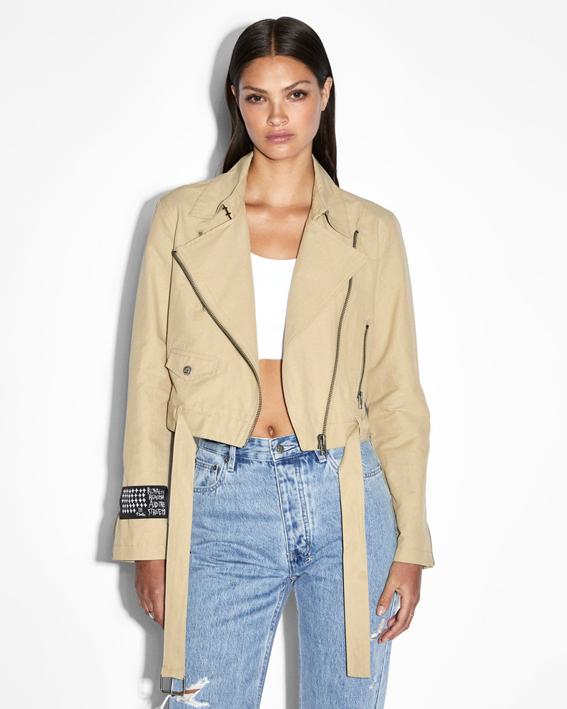INCOGNITO BIKER/TRENCH KHAKI 4