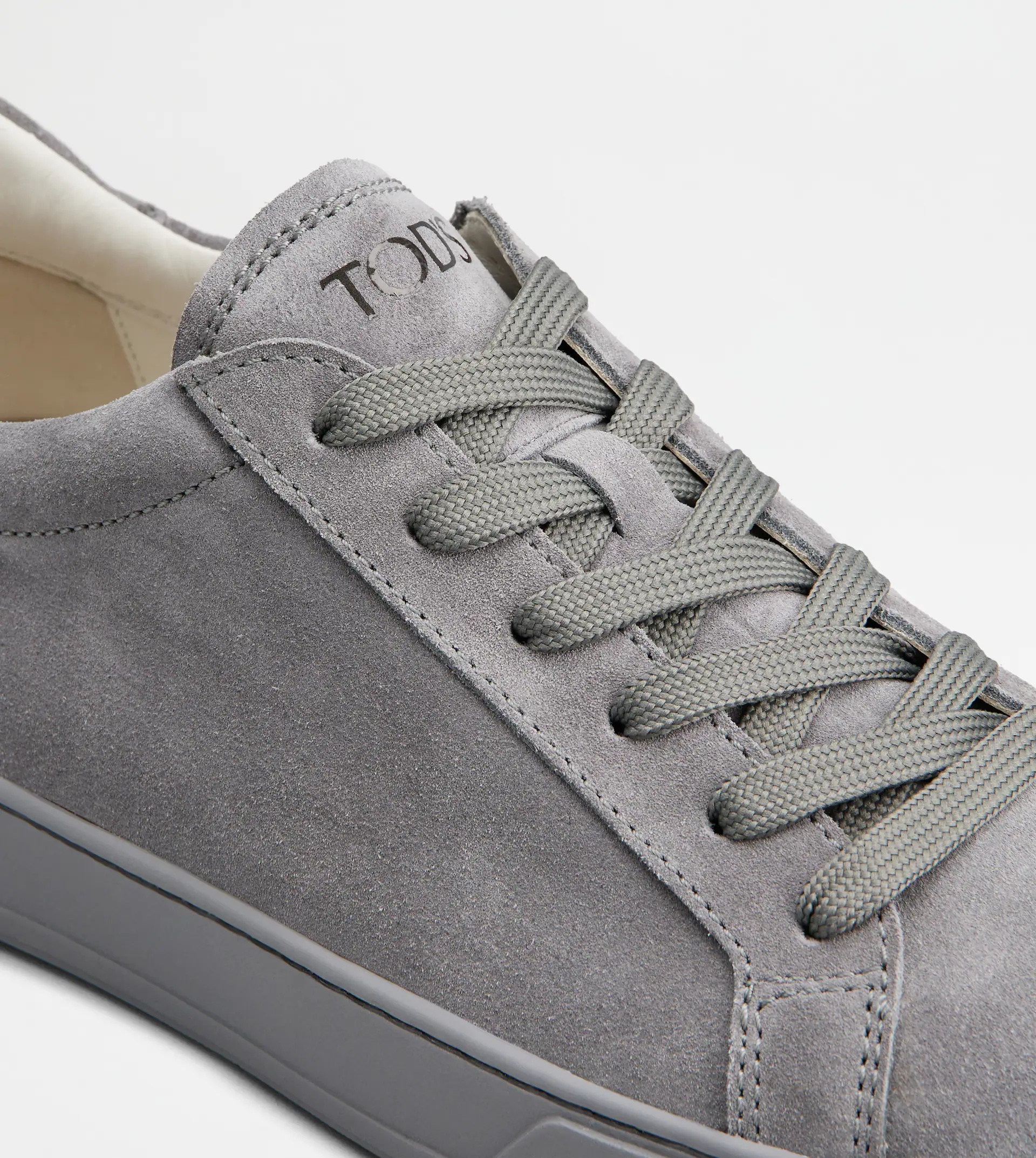 SNEAKERS IN SUEDE - GREY - 5