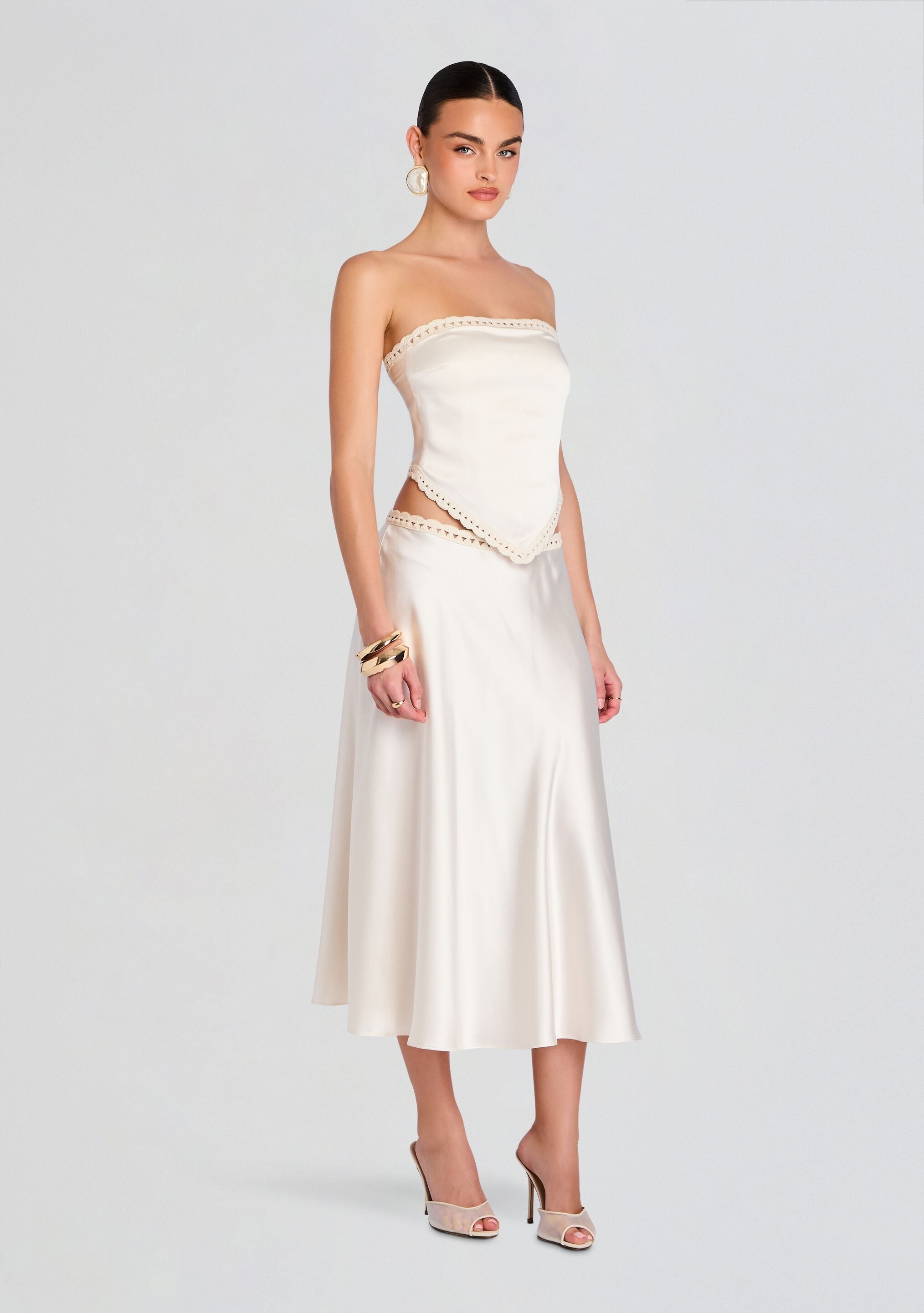 TAMSIN MIDI SKIRT - 3