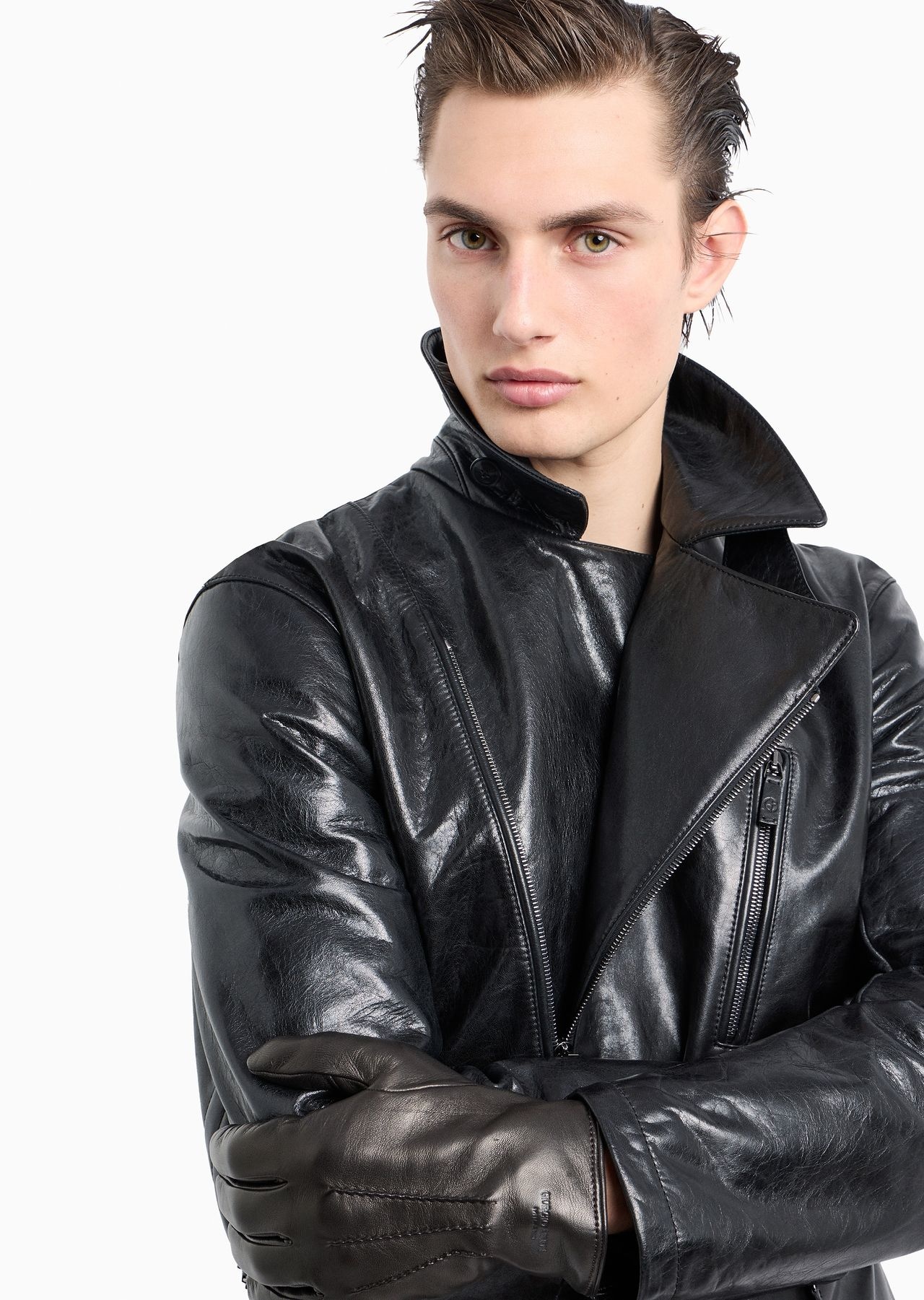 Nappa leather biker jacket - 6