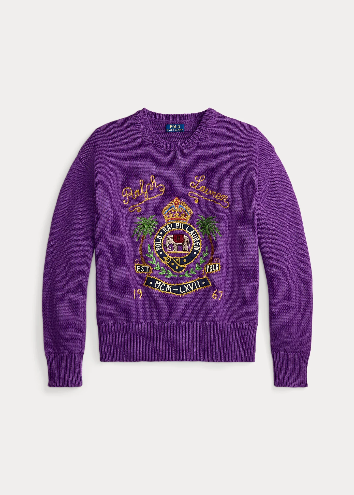 Embroidered Cotton Sweater - 1