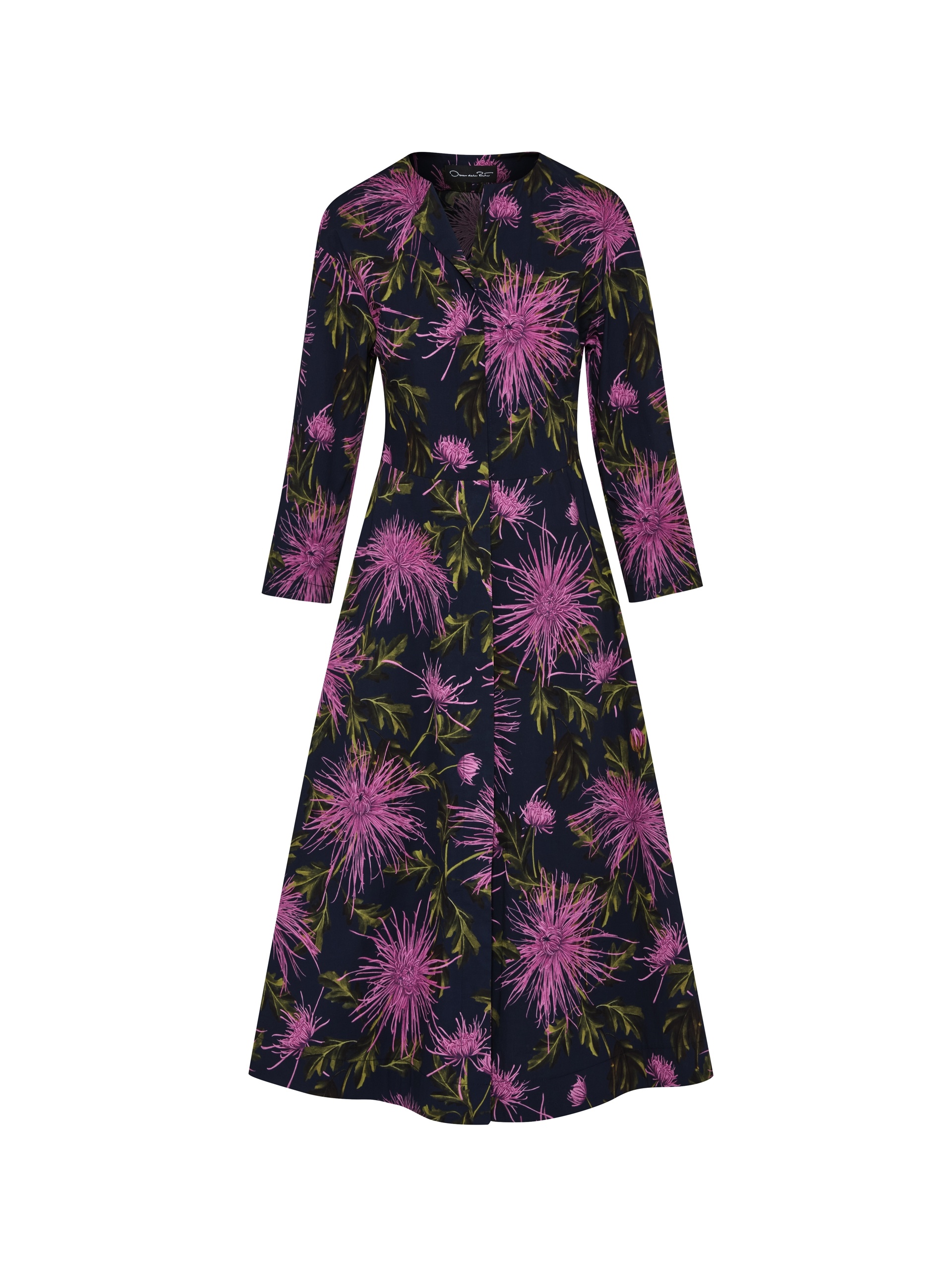 CHRYSANTHEMUM COTTON POPLIN DRESS - 5