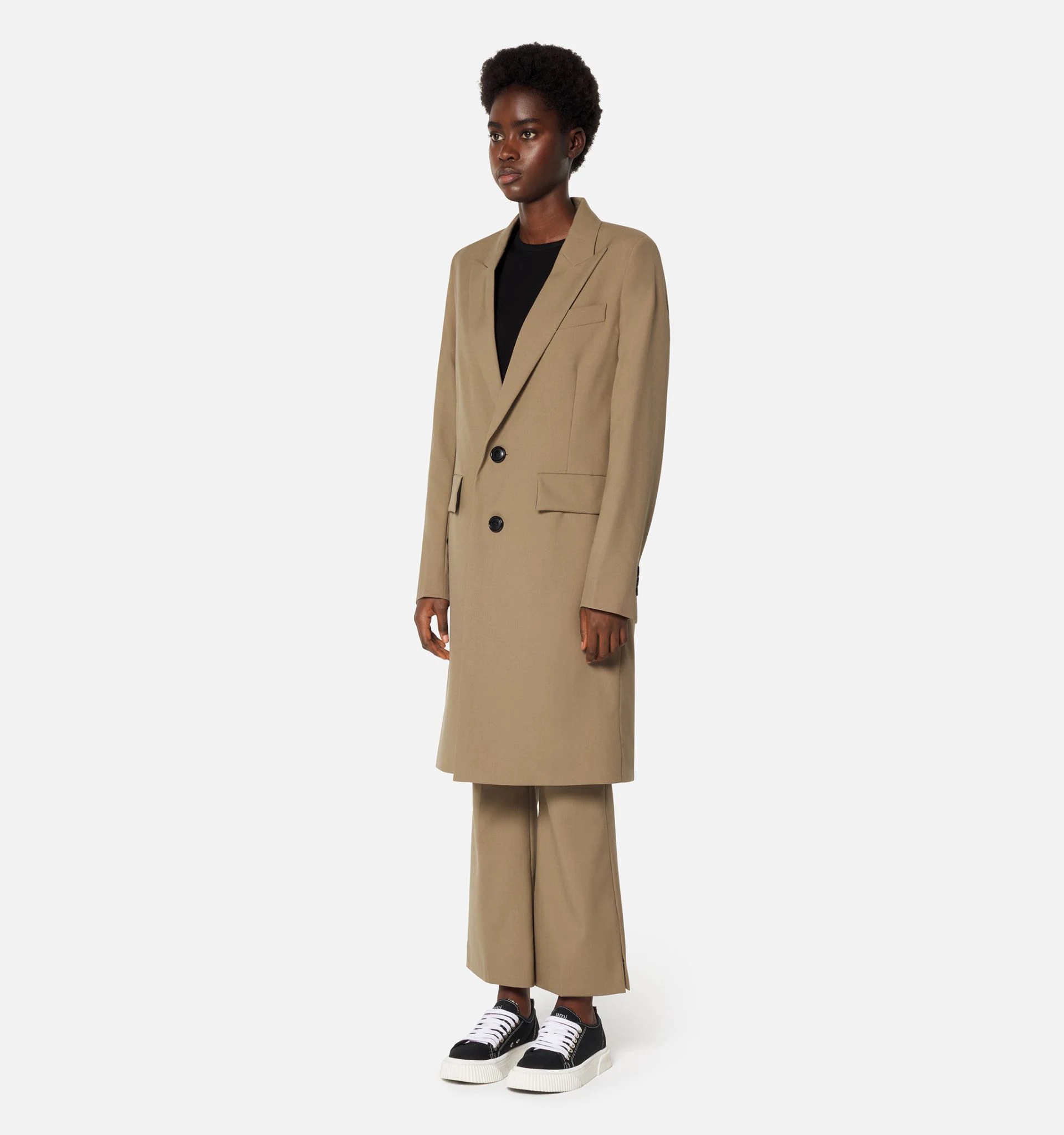 Two Buttons Coat - 3