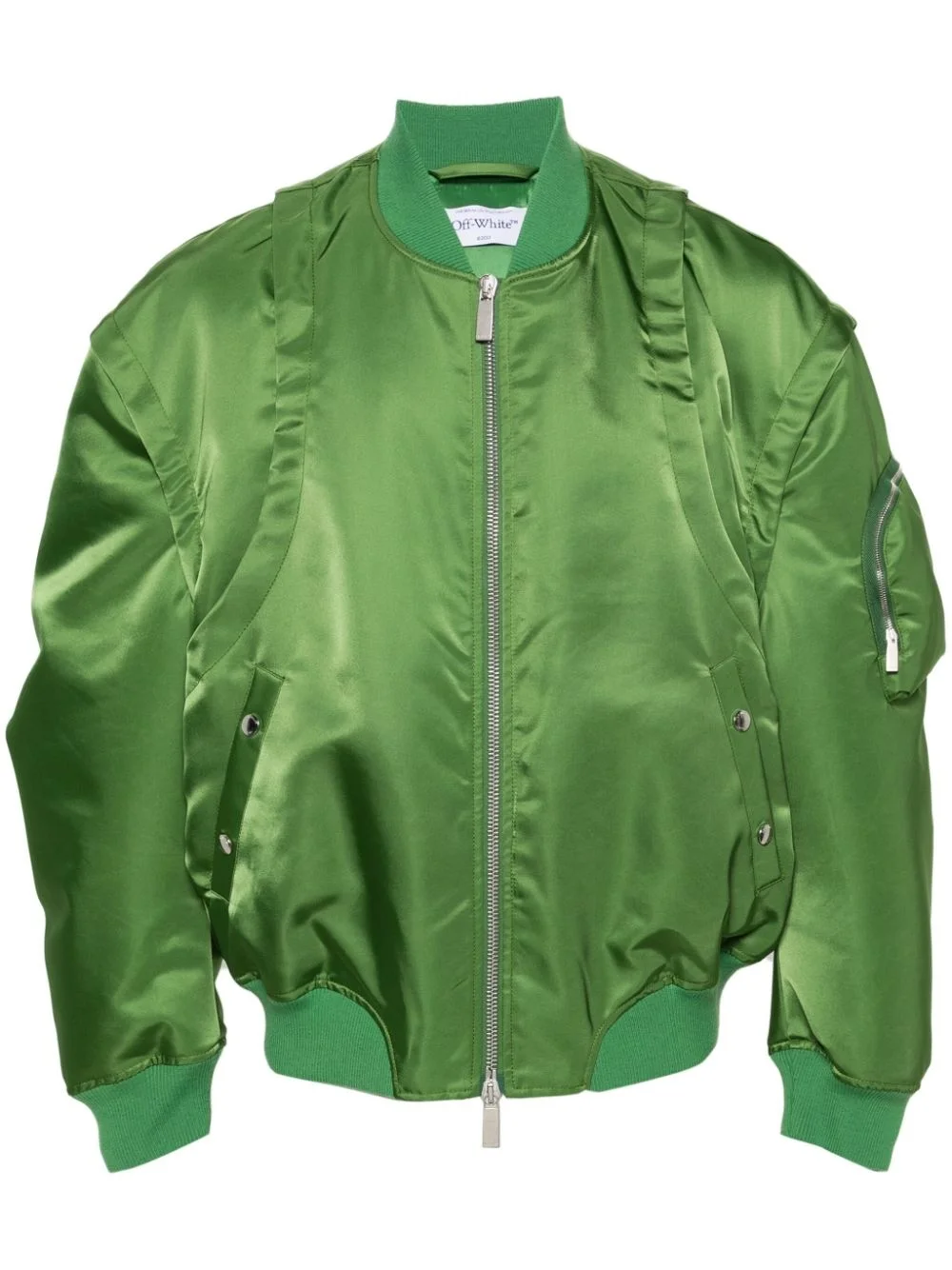 detachable-sleeves bomber jacket - 1