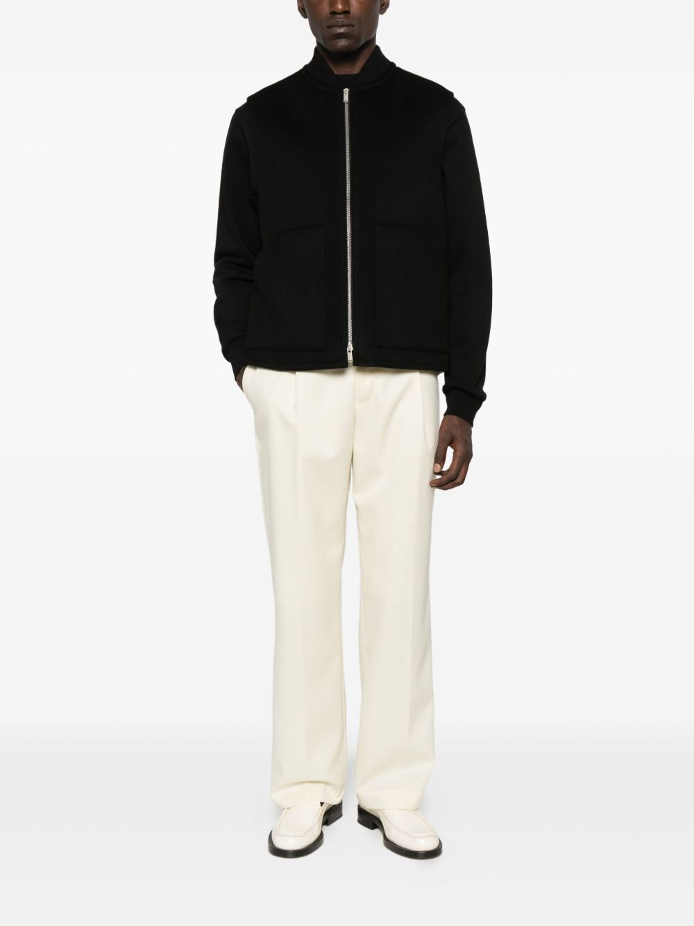zip-front gilet - 2
