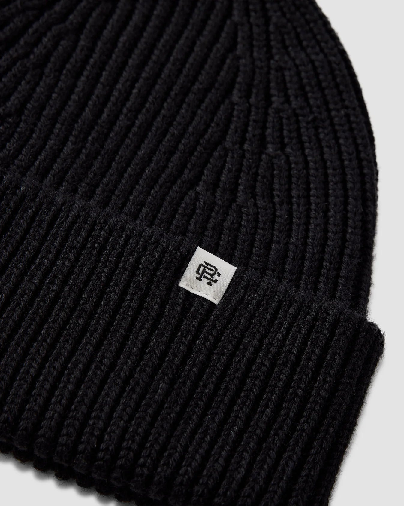 Merino Wool Watch Cap Beanie Black - 2