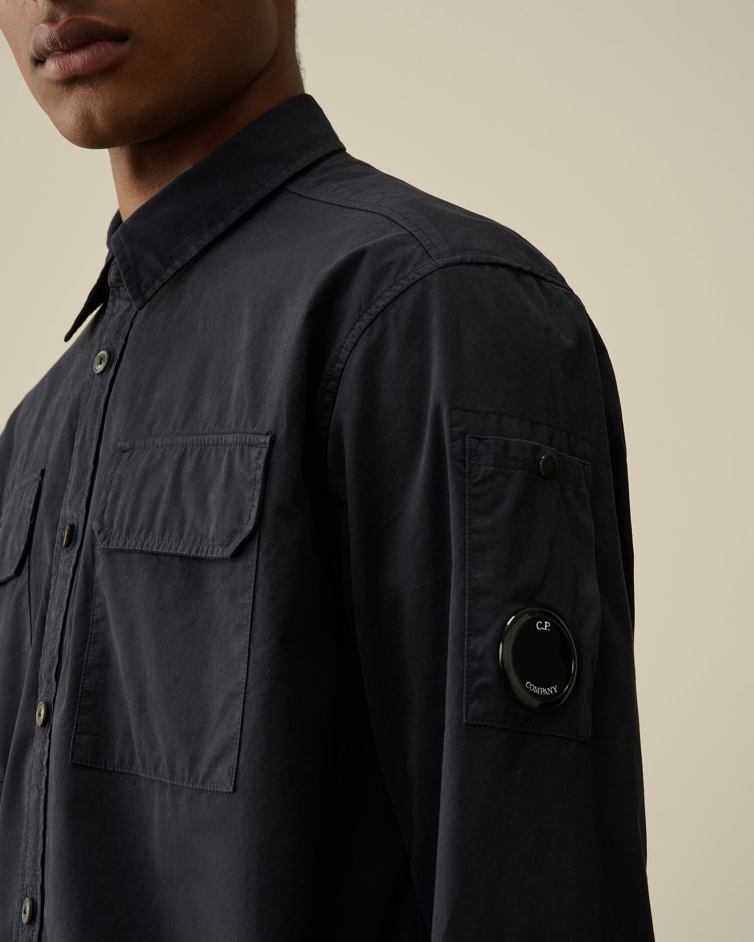 Gabardine Pockets Shirt - 4