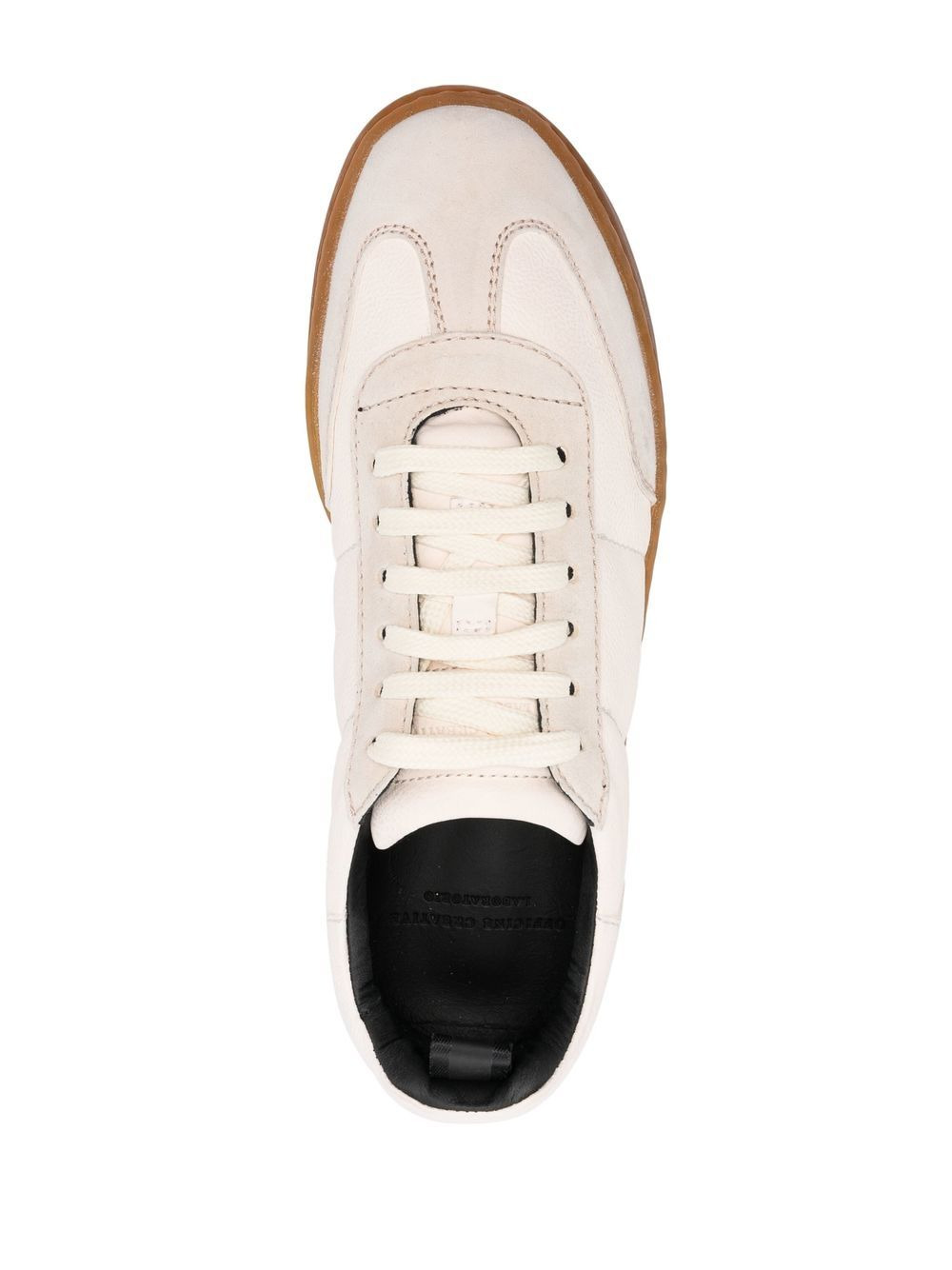 low-top lace-up sneakers - 4