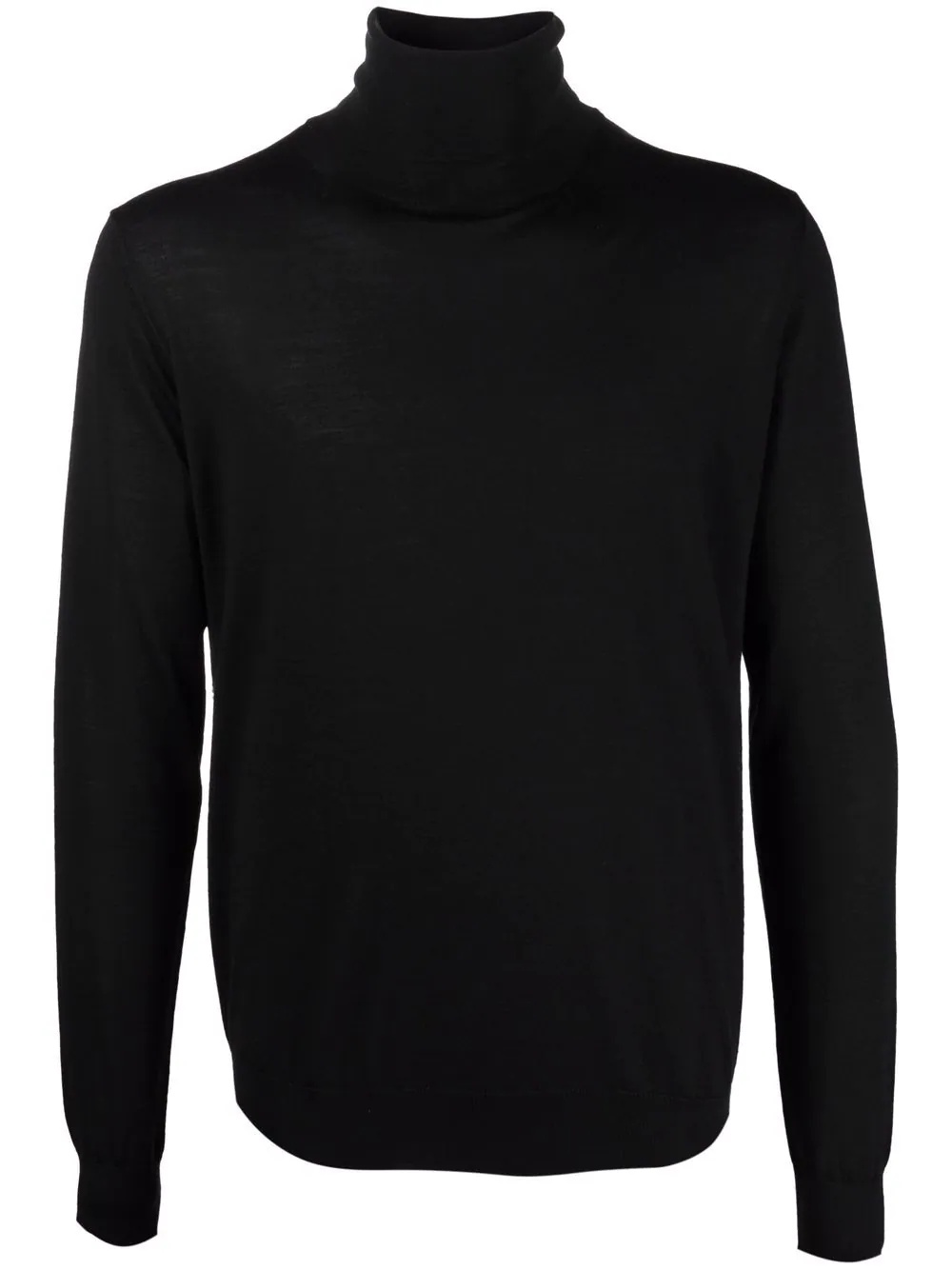 lightweight knitted roll-neck jumper - 1