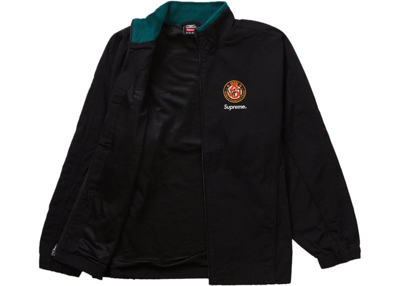 Supreme Supreme Umbro Cotton Ripstop Track Jacket Black outlook