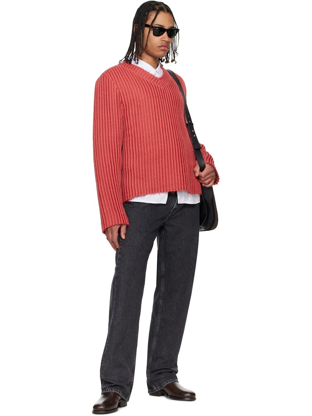 Red Agustin Sweater - 4