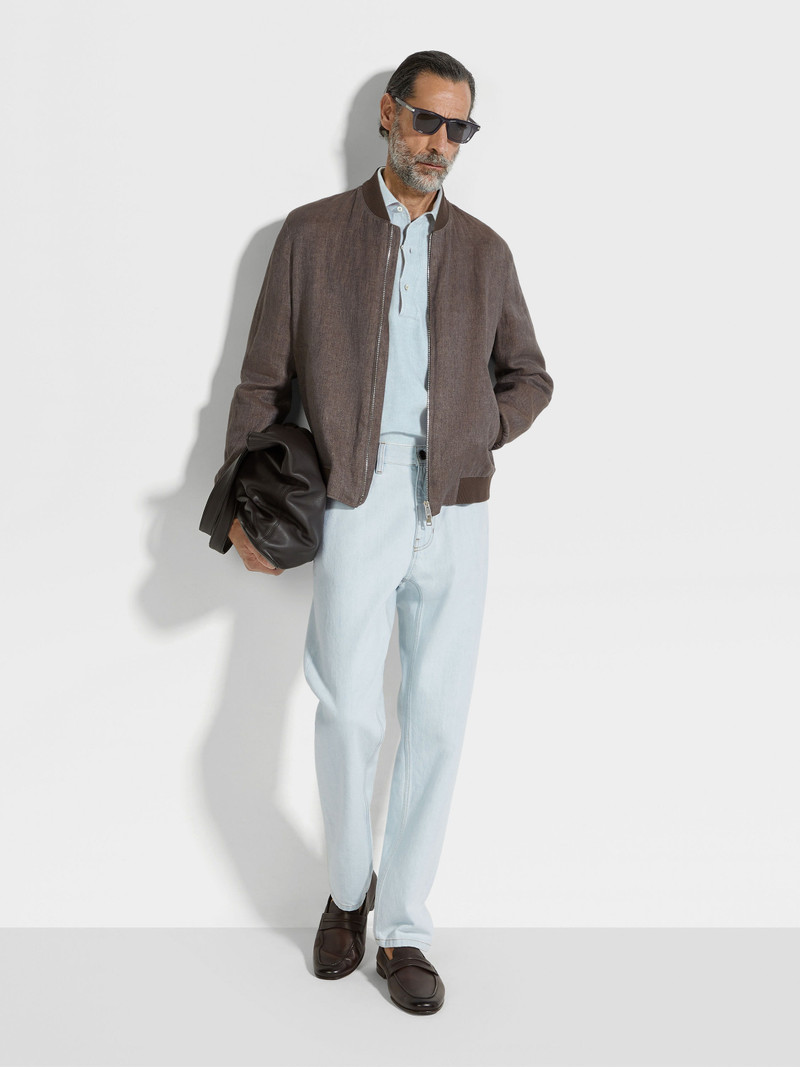 ZEGNA OASI LINO BOMBER outlook