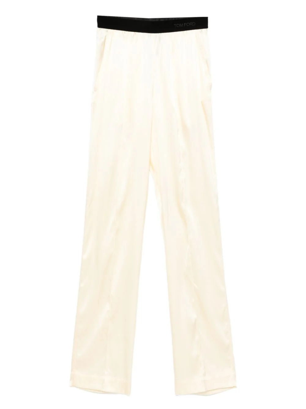 velvet-banded trousers - 1