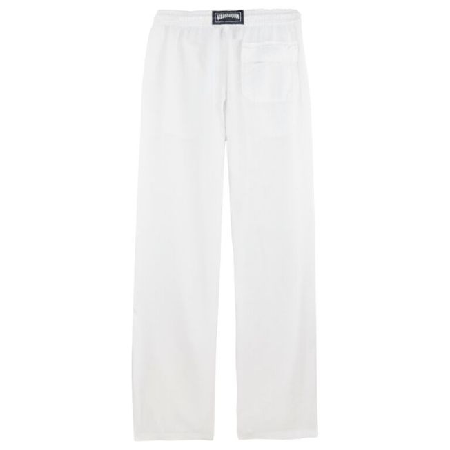 Men Linen Pants Solid - 2