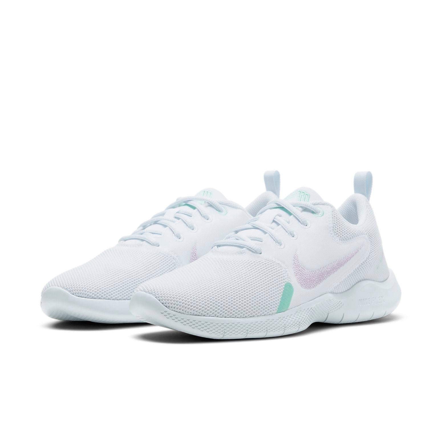 (WMNS) Nike Flex Experience Run 10 'White Violet Shock' CI9964-101 - 3