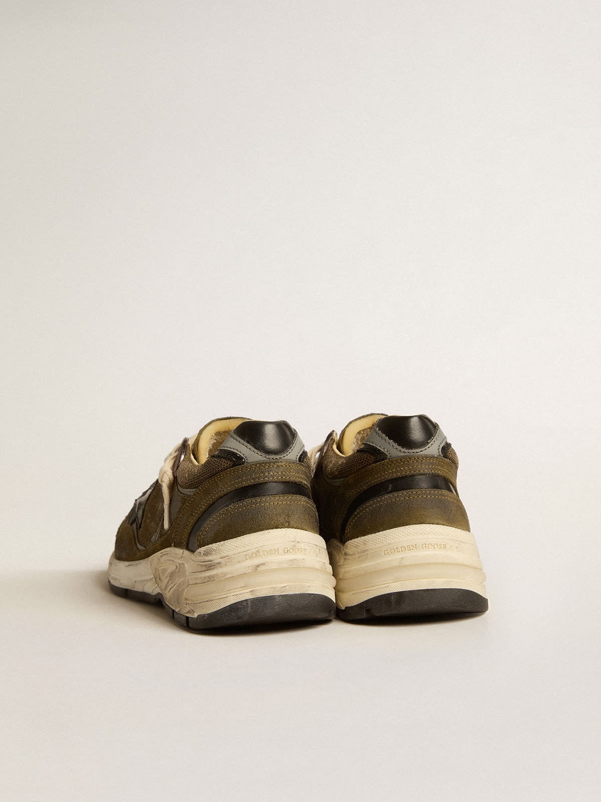 Women’s Dad-Star in suede and mesh with black leather star and heel tab - 5