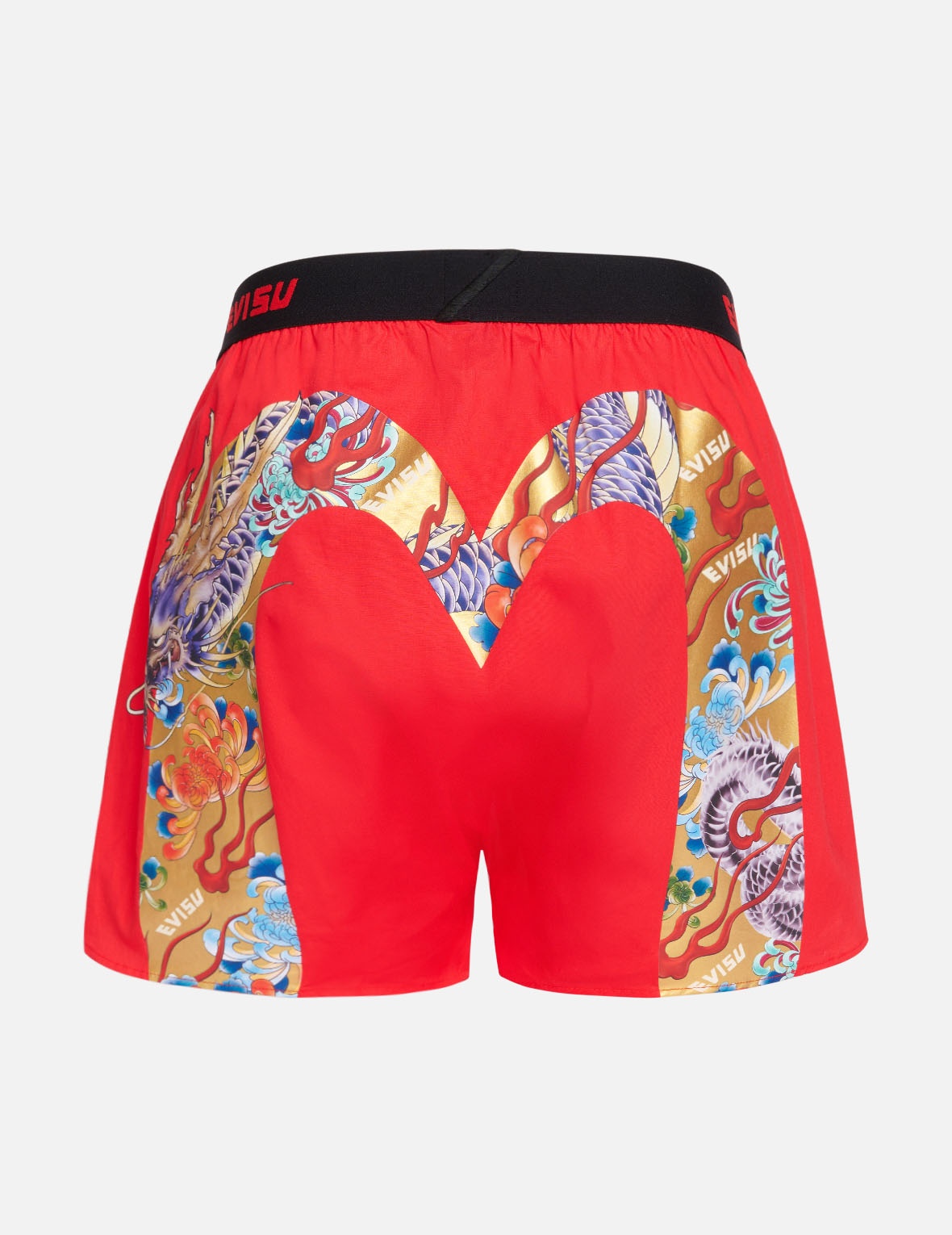 JAPANESE DRAGON DAICOCK FOIL PRINT BOXER SHORTS - 2