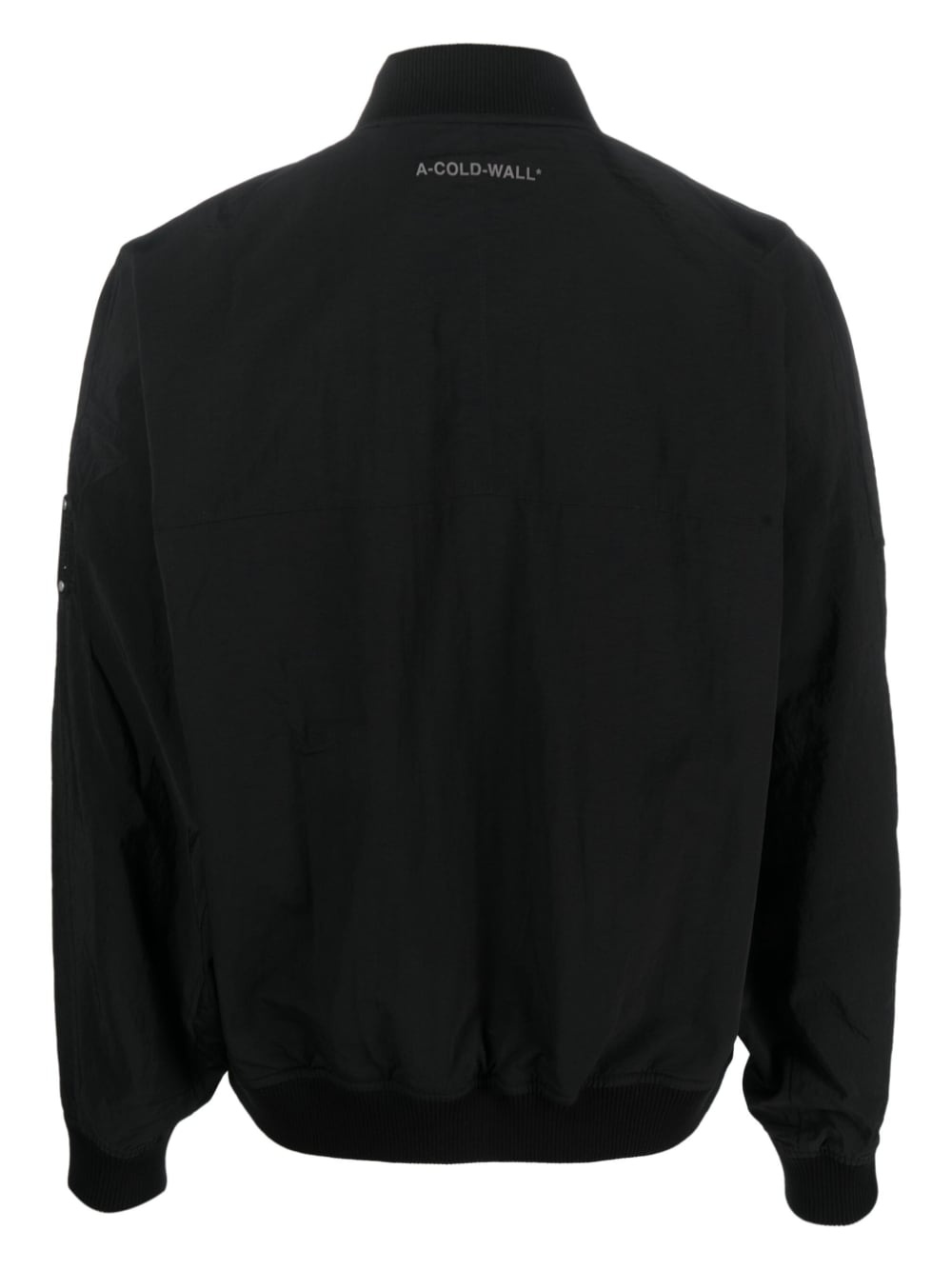 logo-print bomber jacket - 2